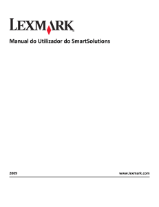 Manual do Utilizador do SmartSolutions