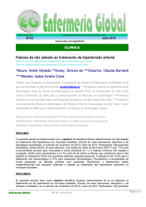 Fatores da não adesão ao tratamento da hipertensão arterial