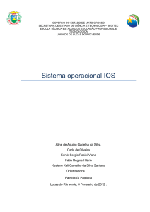 Sistema operacional IOS - Duvidas sobre Computação