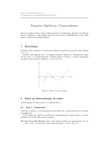 Equações Algébricas e Transcendentes - DECOM-UFOP
