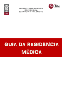 guia da residência médica - Escola de Medicina