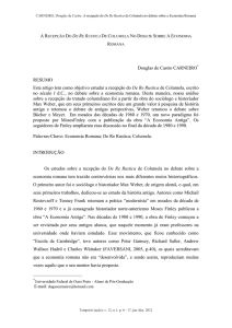 a recepção do de re rustica de columela no debate sobre a