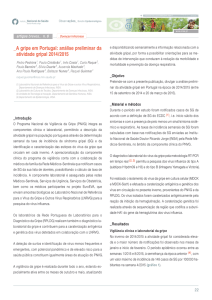 análise preliminar da atividade gripal 2014/2015