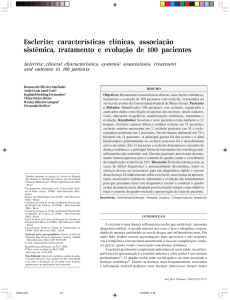 Esclerite: características clínicas, associação sistêmica, tratamento e