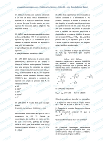 www.professormazzei.com – Cinética e Eq. Químico – Folha 09