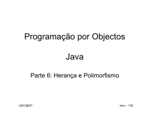 Programação por Objectos Java