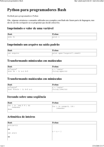 Python para programadores Bash