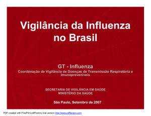 Vigilância da Influenza no Brasil