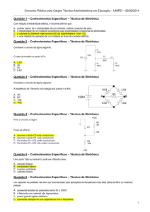 Prova Tecnico de Eletronica