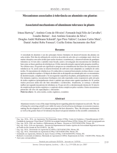 Mecanismos associados à tolerância ao alumínio em plantas