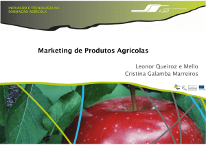Marketing de Produtos Agrícolas