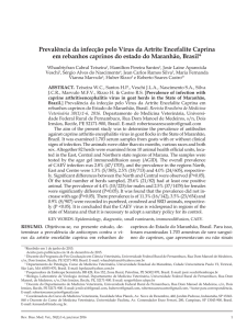 Prevalência da infecção pelo Vírus da Artrite Encefalite Caprina em