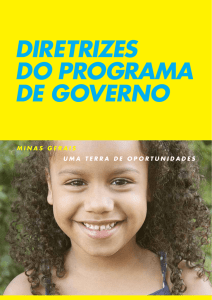 DIRETRIZES DO PROGRAMA DE GOVERNO