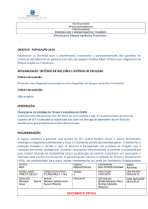 Diretrizes para o Ataque Isquêmico Transitório