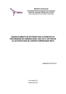 DESENVOLVIMENTO DE SOFTWARE PARA A ESTIMATIVA DA