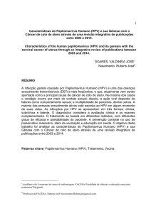 (HPV) e sua Gênese com o Câncer de Colo de Útero