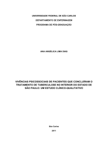vivências psicossociais de pacientes que concluíram o tratamento