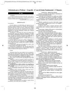 8.º ano do Ensino Fundamental – 3.º bimestre