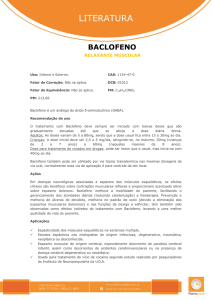 Baclofeno - Pharma Nostra