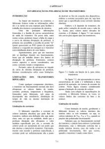 07-Estabilzacao da Polarizacao de Transistores