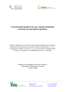 Caracterização genética da raça caprina Serpentina com base em