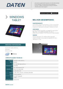 Datasheet Windows Tablet V11