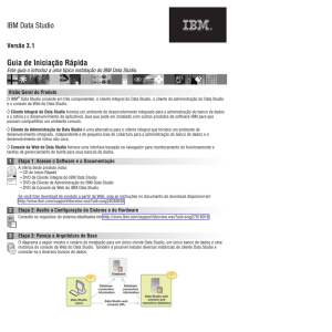 IBM Data Studio Guia de Iniciação Rápida