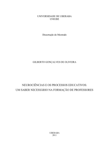 neurociências e os processos educativos