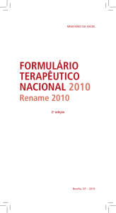 Formulário terapêutico nacional 2010: Rename 2010