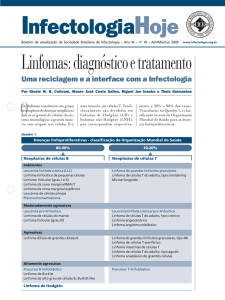 Infectologia Hoje: ano III – nº 10 – Linfomas: diagnóstico e tratamento