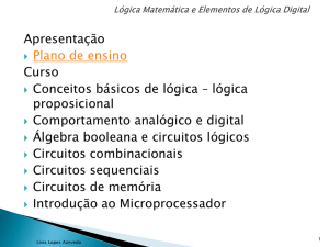 Logica Matematica e Elementos de Logica Digital - UFMT