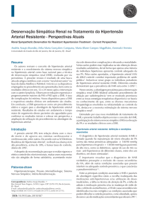 Desnervação Simpática Renal no Tratamento da Hipertensão