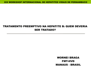 tratamento preemptivo na hepatite b