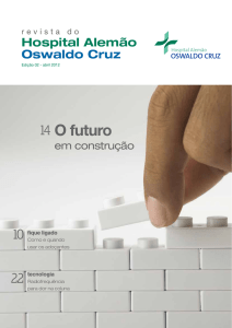 O futuro - Hospital Alemão Oswaldo Cruz