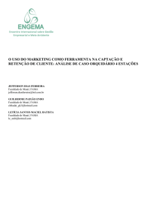 o uso do marketing como ferramenta na captação e