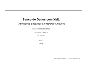 XML e Banco de Dados - LAC