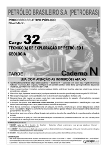 Caderno de prova - cargo 32