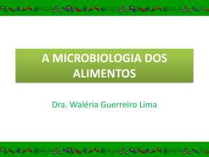 a microbiologia dos alimentos