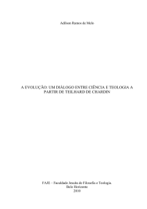 a evolução: um diálogo entre ciência e teologia a partir de