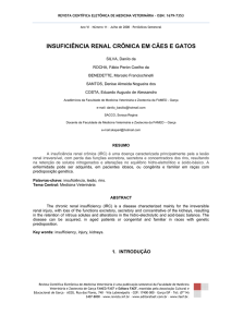 insuficiência renal crônica em cães e gatos