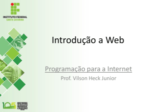 Introdução a Web