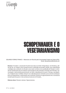 schopenhauer e o vegetarianismo