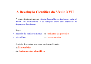 A Revolução Científica do Século XVII