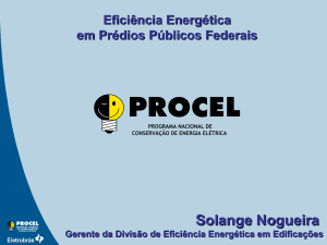 Eficiência Energética em Prédios Públicos Federais