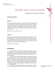 Identidade, cultura e música em Brasília