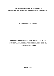 Síntese, caracterização estrutural e avaliação antineoplásica de