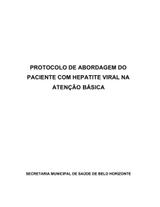 protocolo de abordagem do paciente com hepatite viral na