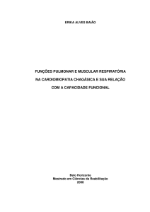 funções pulmonar e muscular respiratória na - eeffto