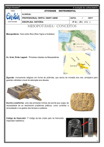 Conceitos Mesopotâmia 6º ano Postado em