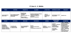 1º Ano A - E. Médio